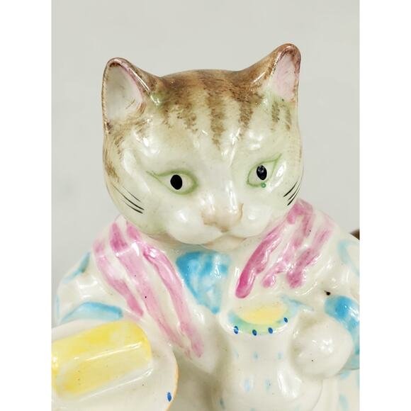 Breatrix Potter's Cat Kitten Lover Ribby Tabitha Miss Moppet 3 3/4" Year 1976 x3 - Picture 6 of 16